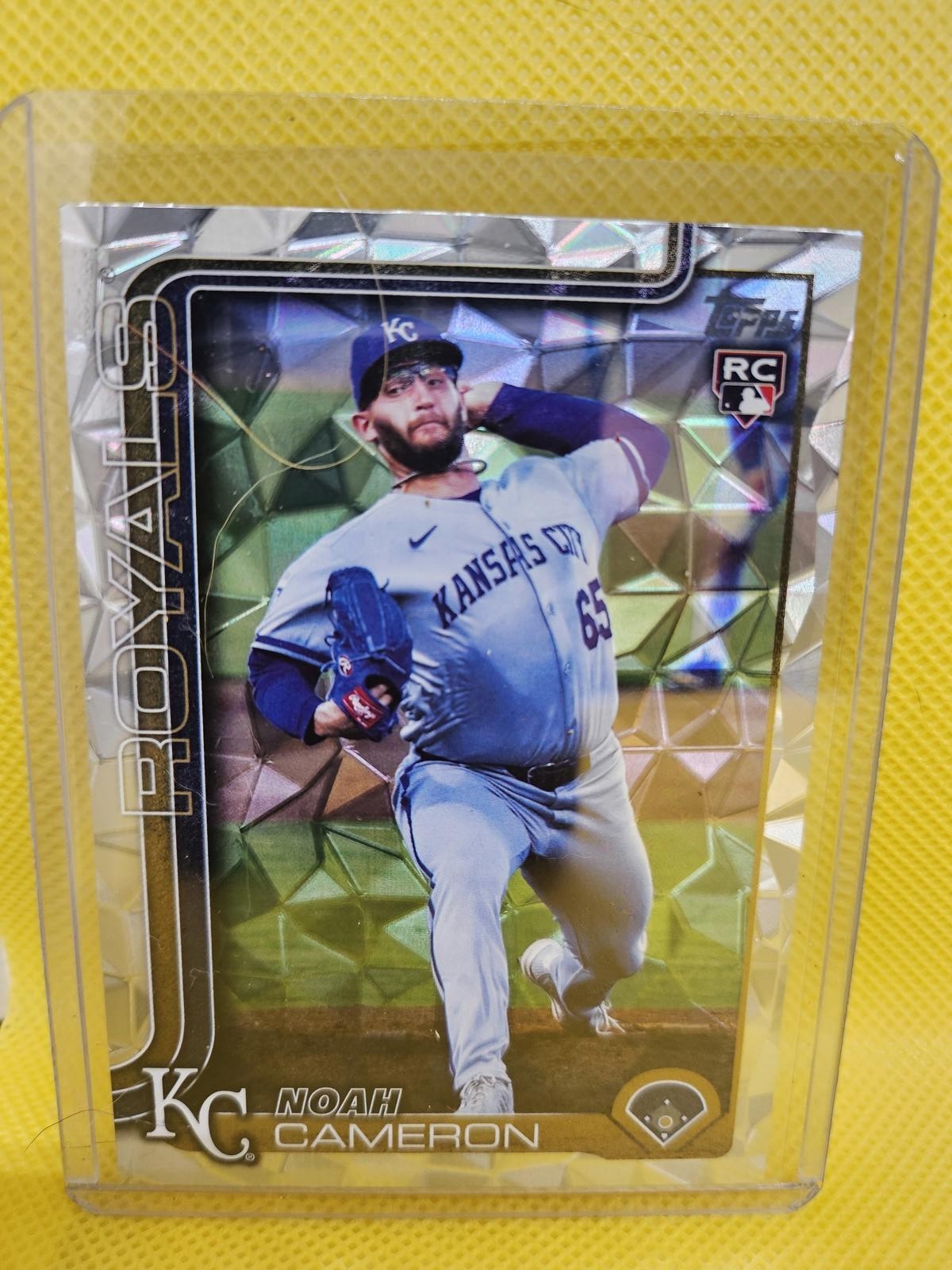 Diamante Foil Insert- Noah Cameron(RC) 2025 Topps Update  #US65 -Royals - Mint