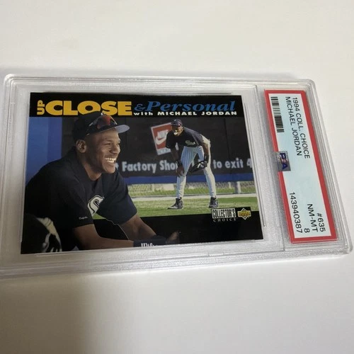 1994 Coll. Choice #635 MICHAEL JORDAN Rookie | PSA 8 NM-MT | Barons RC White Sox