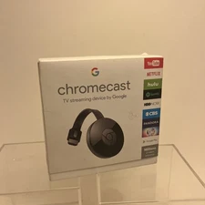 Google Chromecast 2nd Generation Black Portable HDMI Streaming Media Player New
