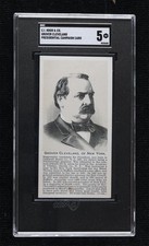 1884 Grover Cleveland Presidential Campaign Ad Card Grover Cleveland SGC 5 3q4