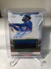 2025 TOPPS PRO DEBUT JUMBO RELIC AUTOGRAPH SP JOSUE DE PAULA 108/400 