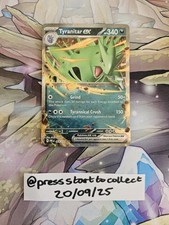 Pokémon TCG Tyranitar ex Double Rare Holo 64/131 Prismatic Evolutions