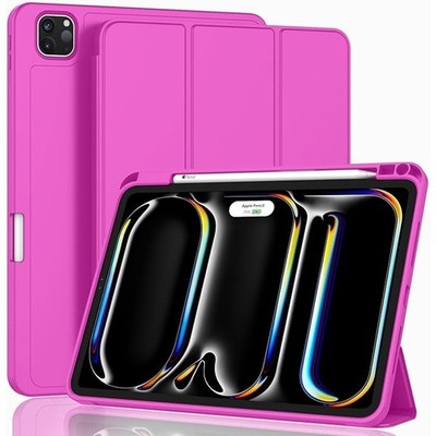 Pink Trifold 11''  Case For iPad Pro  M5 2025 M4 2024 Model A2836/A2837/A3006)
