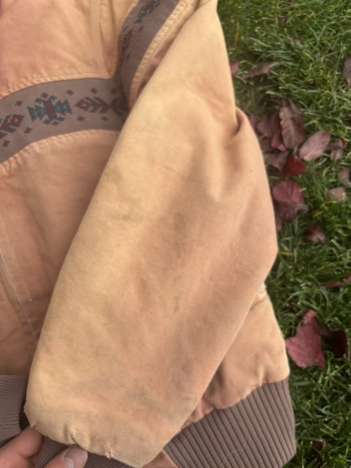 Chaqueta azteca Carhartt vintage años 90 talla mediana Foto 3 de 4