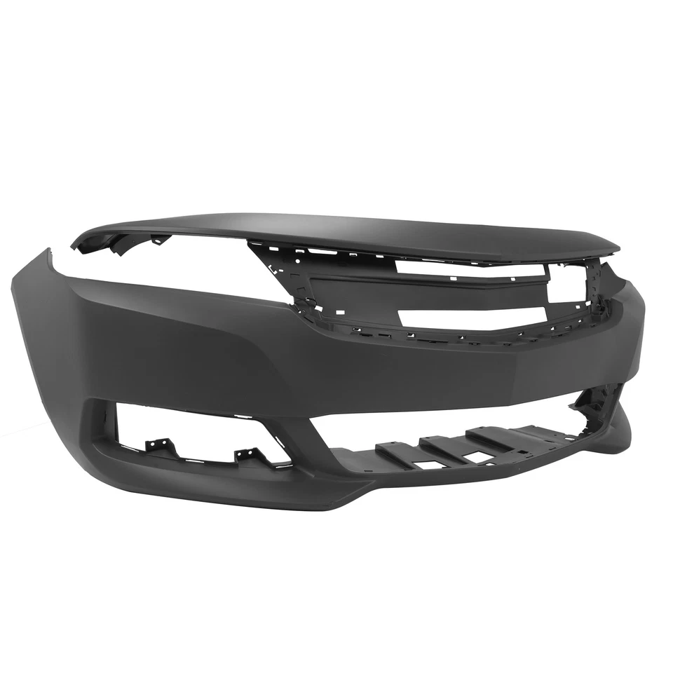 Gloss Black Front Bumper Cover Premium Fit 2014-2020 Chevy Impala - Image 4 of 4