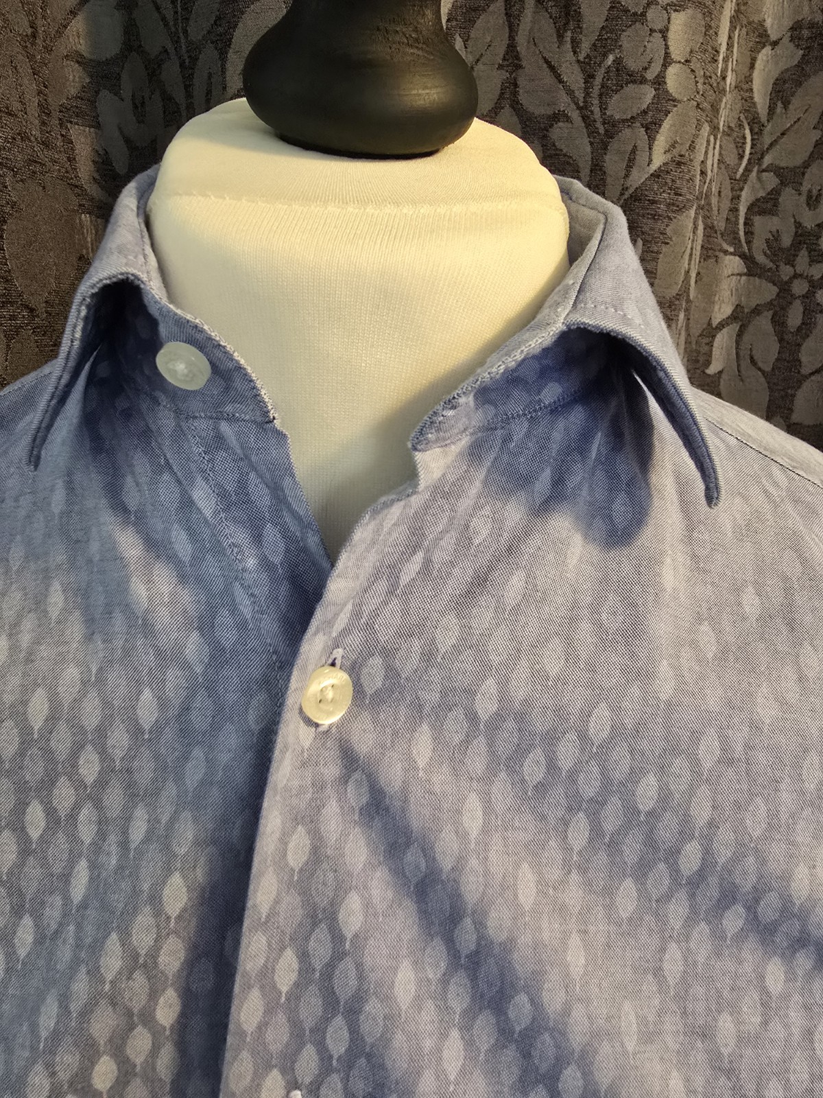 FILA RICHARD JAMES MAYFAIR Savile Row camicia sartoriale taglia 16 5 cotone **BNWOT**