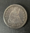1854-O Seated Liberty Quarter Fine Condition