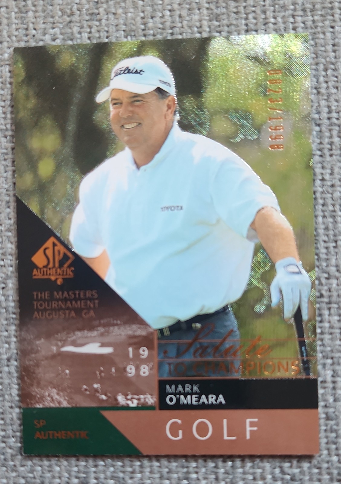 2003 SP Authentic - Salute to Champions Mark O'Meara #93 /1998