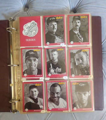 1991 Leaf Baseball Series 1 Complete 264 Card Set w/Binder Biggio Ripken Griffey