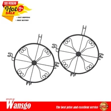 2 Pack Plant Stand For Flower Pot Heavy Duty Flower Pot Round Supports Rack