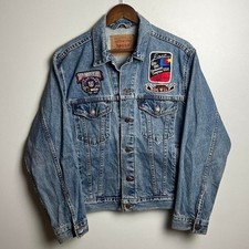 Vintage Levi's Denim Jacket with Patches