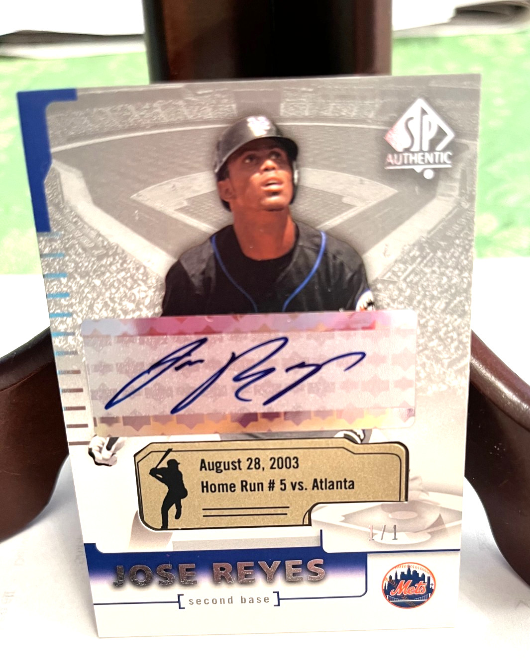 2004  Upper Deck  SP  Authentic   #88  JOSE REYES  NY Mets  Game Dated/AUTO  1/1