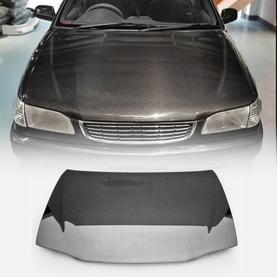 For Corolla AE100 1998-2000 Facelift OE Type Carbon Fiber Hood Front Bonnet