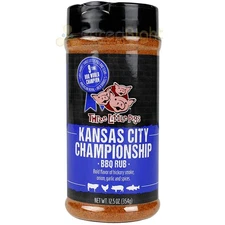 Three Little Pigs Kansas City Championship BBQ Rub 12.5 Oz Bottle Hickory Smoke