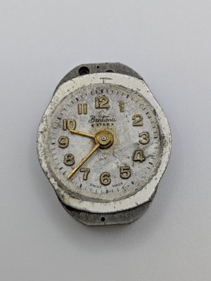 Bentima Star 12017 Manual Wind Watch Movement 15 Jewels Swiss Made 16mm UNTESTED