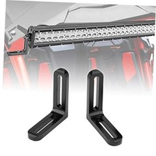 Upper Roof Light Bar Bracket Mounts Adjustable for 40"-42" Curved/Straight