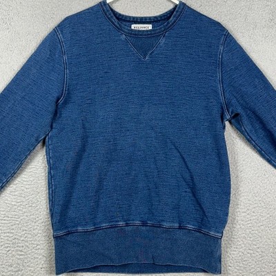 Guideboat Co. Sweatshirt Mens Medum Blue Crewneck Pullover Casual Long Sleeve