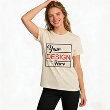 Personalized Unisex T-Shirt Custom Text Logo Photo Print 100 Cotton Gift Tee