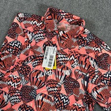 Under Armour The Playoff Polo Shirt Mens Medium Hot Air Balloon Golf Stretch New