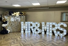 4ft Light Up Numbers Marquee Sign Letters Lights For Wedding , Corporate Event