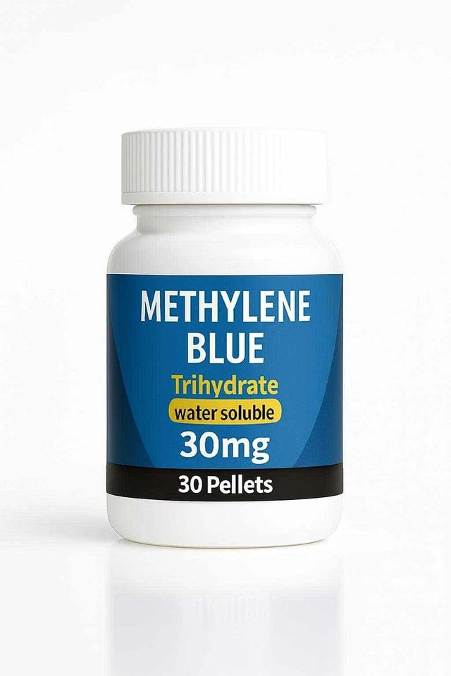 Methylene Blue 30mg Tablets, 99% Purity. USP Grade, 30 tablets. Made in Canada - Imagen 2 de 4