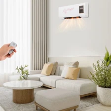 Wall-mounted Heating Machine For Bedroom Electric Heater With Remote Control