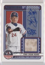 2023 USA Baseball Stars & Stripes Signatures 27/72 Yung-Chuan Huang Auto 07qr