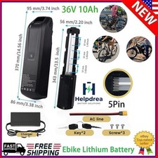 36V Hailong Lithium Ebike Battery Electric Bike Battery 5Pin For 200 1000W Motor