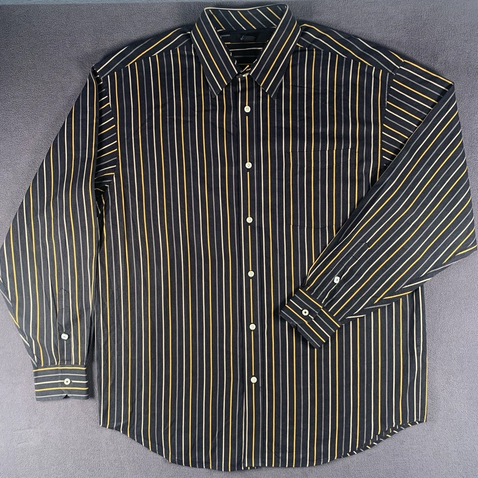 Vintage 90's Sean John Shirt Men XL Stripe Baggy Hip Hop Rap Urban Streetwear - Image 2 of 4