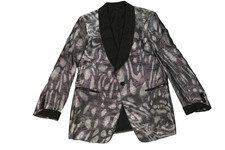 TOM FORD Shelton SIlver Glow Tuxedo Cocktail Dinner Jacket Size 52 IT / 42R