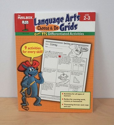 The Mailbox Language Arts Grids Choose Do Activities Grade 2-3 Teachers Magazine