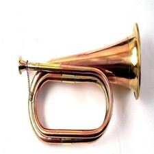 Full Size Pure Brass Bugle To Play Gift 30.48 Cm