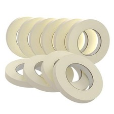 Masking Tape 0.75 inch x 55 Yards x 10 Rolls 550 0.75" x 55Yds x 10Rolls