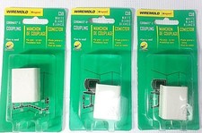 Wiremold Cable and Cord Management, Cordmate II, Couplings, White, C5 NEW Sealed