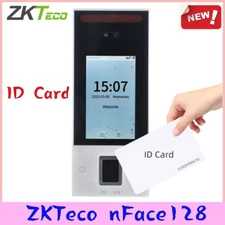 ZKTeco nFace128+ID Facial Recognition Fingerprint Time Attendance Control System