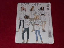 🌹 McCALL'S #M6124 - LADIES FULL FIGURE THREE LENGTH SHIRT PATTERN 18W-24W FF