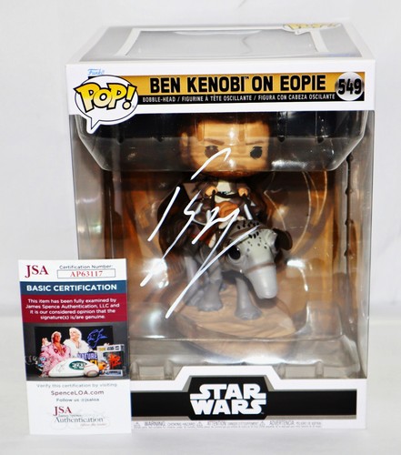 EWAN MCGREGOR FIRMADO AUTOGRAFIADO OBI WAN BEN EOPIE STAR WARS FUNKO POP 549 JSA - Imagen 4 de 9