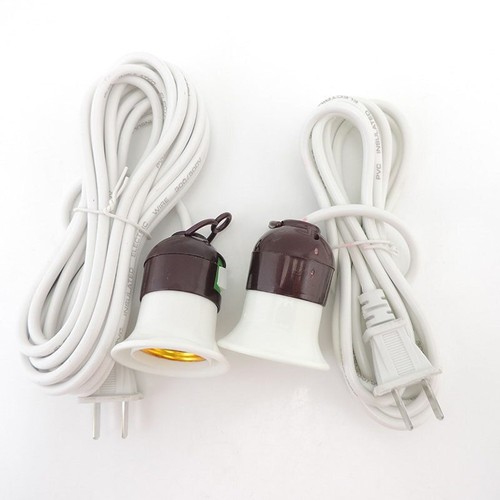 2.4M 4M E27 AC Power Cord extension Cable on/off Switch Led Lamp Bulb Bases - Picture 6 of 6