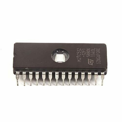 Lot De 10 EPROMs ST M27C512-12F1 - Reconditionnées, Pour Réparation Ou Rétro-gaming