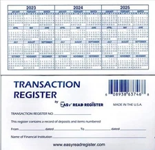 12 Check Registers for Personal Checkbook - Checkbook Ledger Transaction Registe