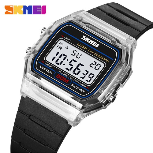 Clear Case Sport Electronic Watch, Multifunction Student Design New Style - Picture 24 of 31