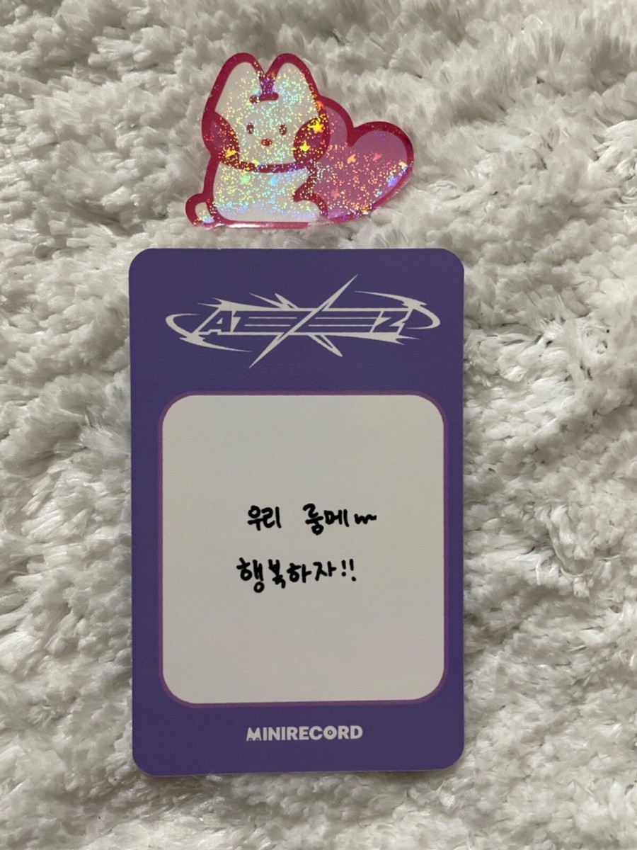 ATEEZ mini record LD THE WORLD EP.FIN:WILL LUCKY DRAW PHOTO ATEEZ mini record LD THE WORLD EP.FIN:WILL LUCKY DRAW PHOTO