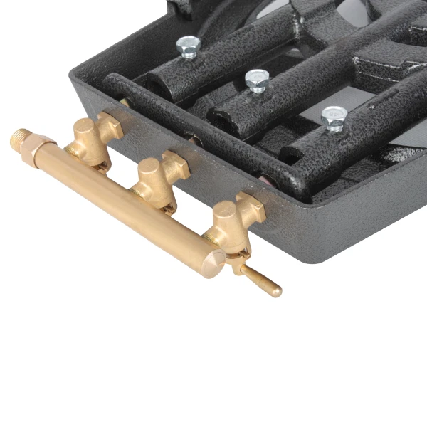 Hockerkocher Gaskocher Gasbrenner Campingkocher Wok 9,2kW Schlauch Druckminderer - Bild 3 von 4