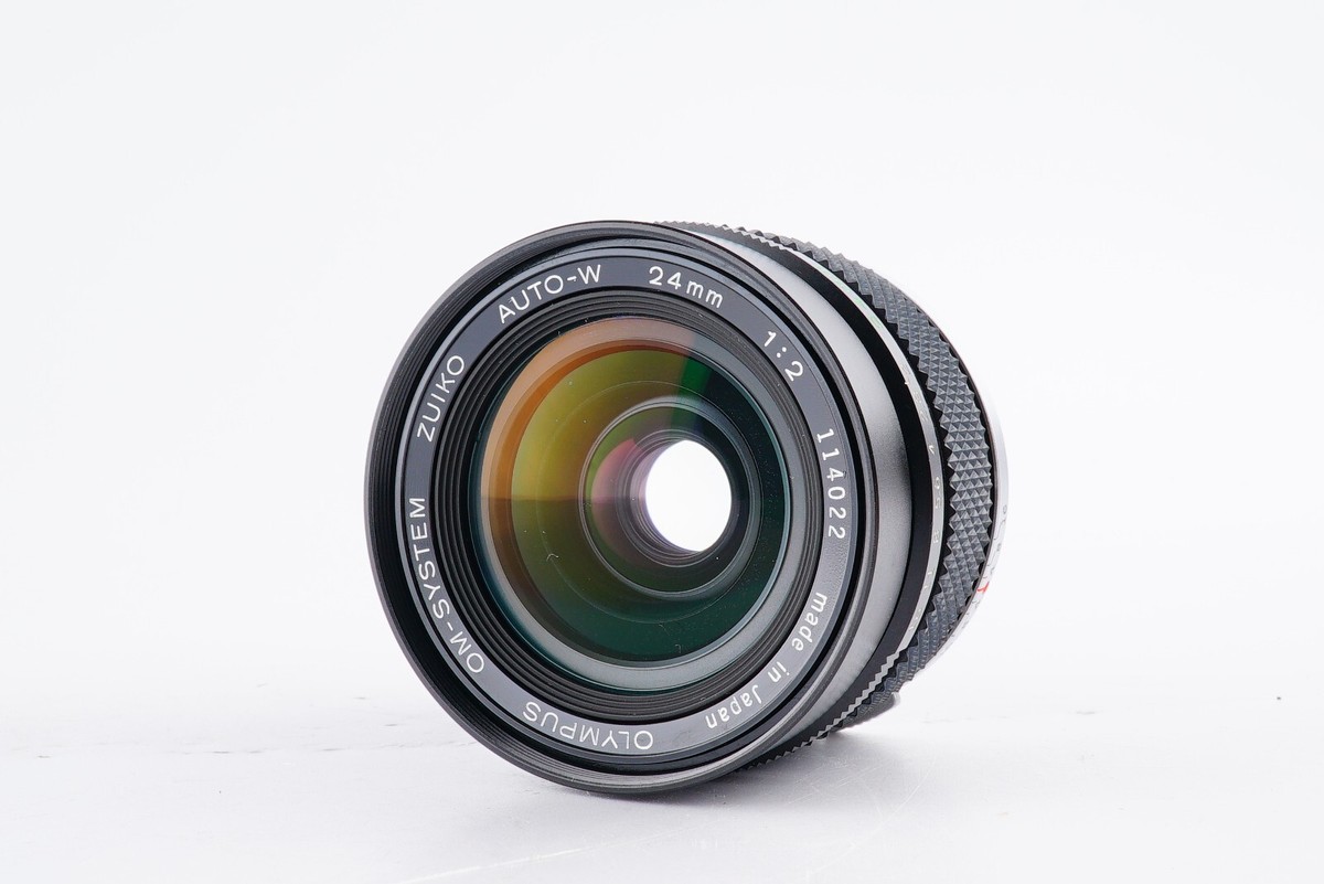 Late Model EX+++++ OLYMPUS OM SYSTEM ZUIKO AUTO W 24mm F/2 MF Lens