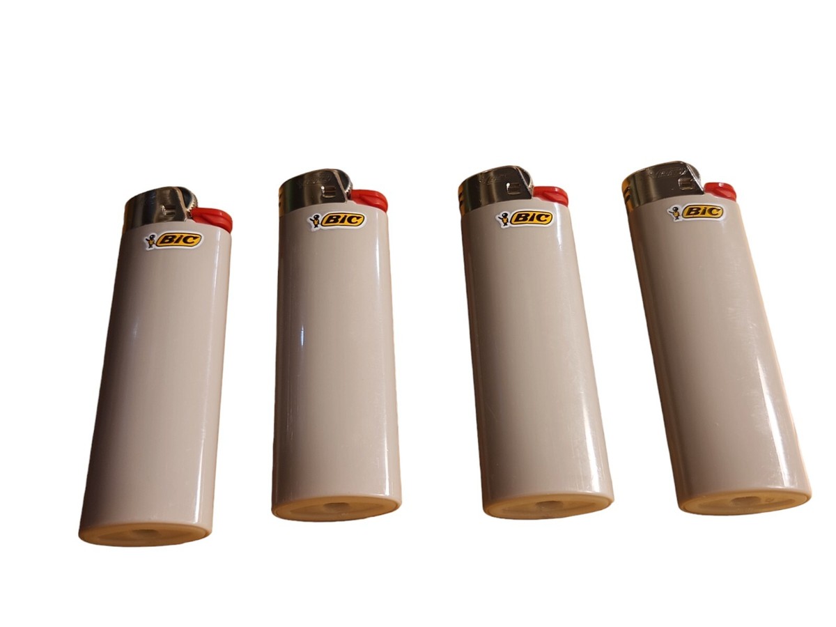 BIC Charcoal Grey Full Size Lighters New Lot of 4 | eBay