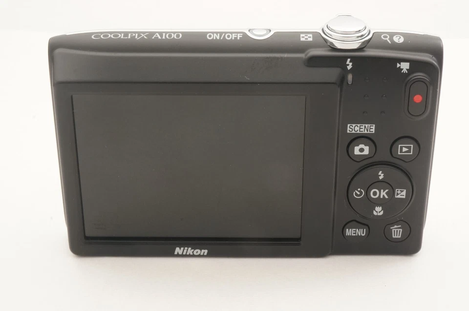 [Near Mint] Nikon COOLPIX A100 Compact Digital Camera Silver From JAPAN - Image 4 of 4