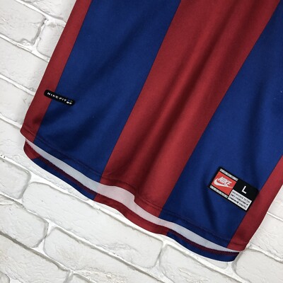 FC Barcelona #7 Figo 1998 1999 home jersey vintage nike Size L