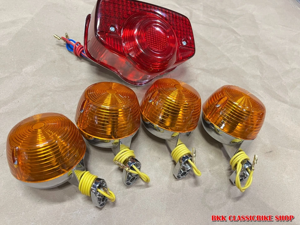 Задний фонарь поворотник Honda CB100 CL100 CB125S CB125 S90 CL90 CS90 (металлический корпус) - Изображение 4 из 4