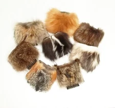Natural Fur Can Holder