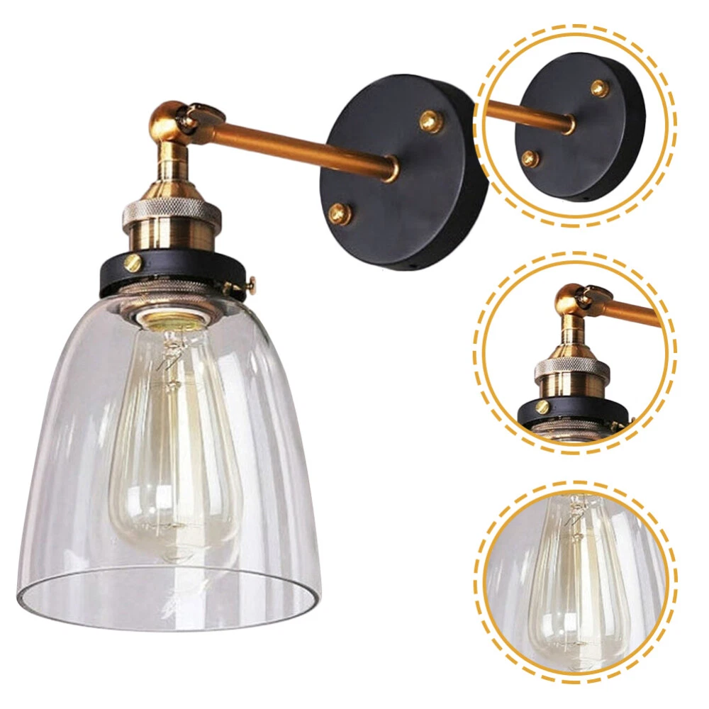 Modern battery wall sconce outlet